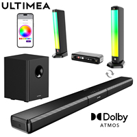 ULTIMEA 5.1 Detachable Soundbar for TV with Dolby Atmos & RGB Light, Surround Sound System with App Control, Bluetooth Speakers