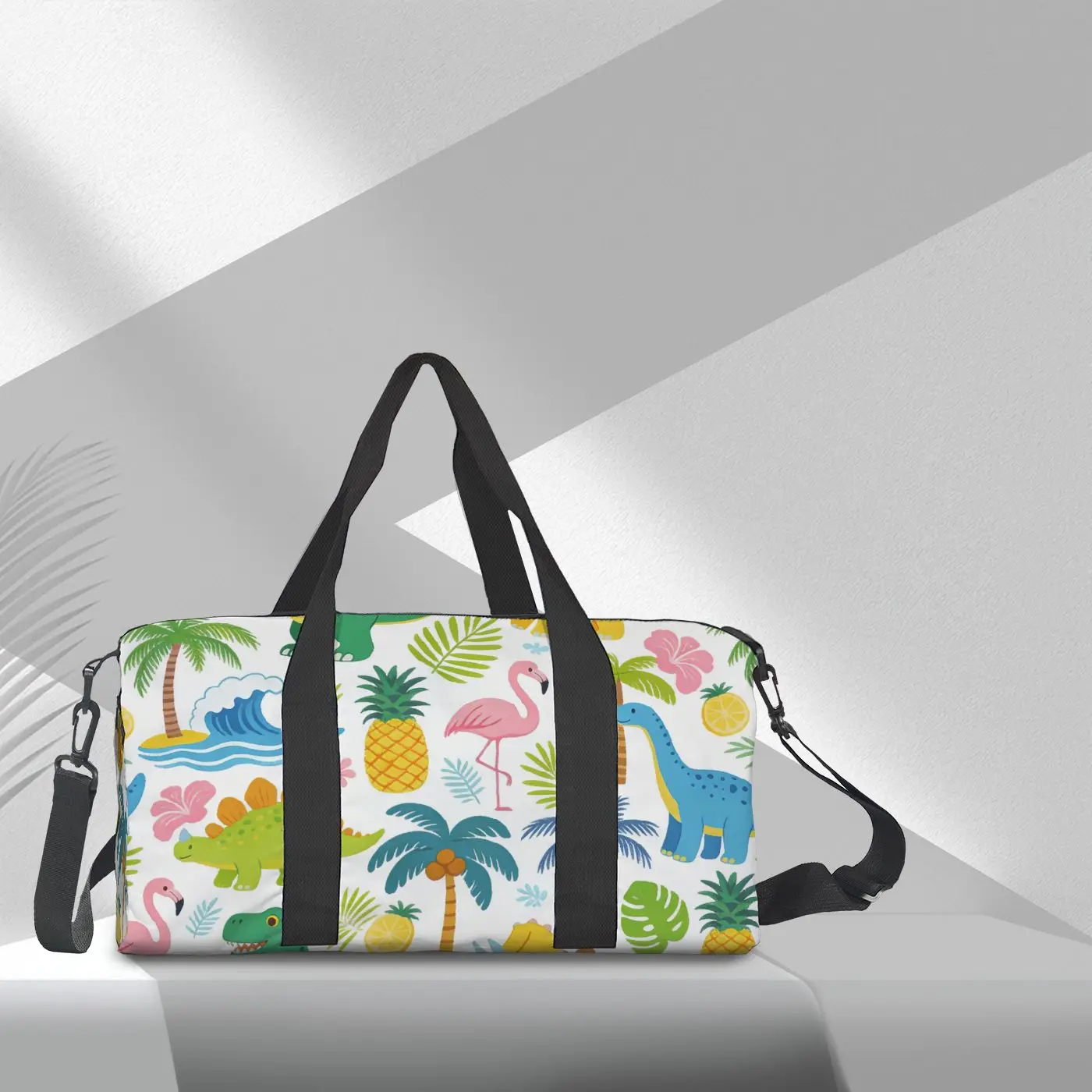 

Dinosaur print Tote Bag, Luggage Bag, Gym Bag, Shoulder Bag, High-Quality, Large Capacity, Fashionable Gift, Casual Travel