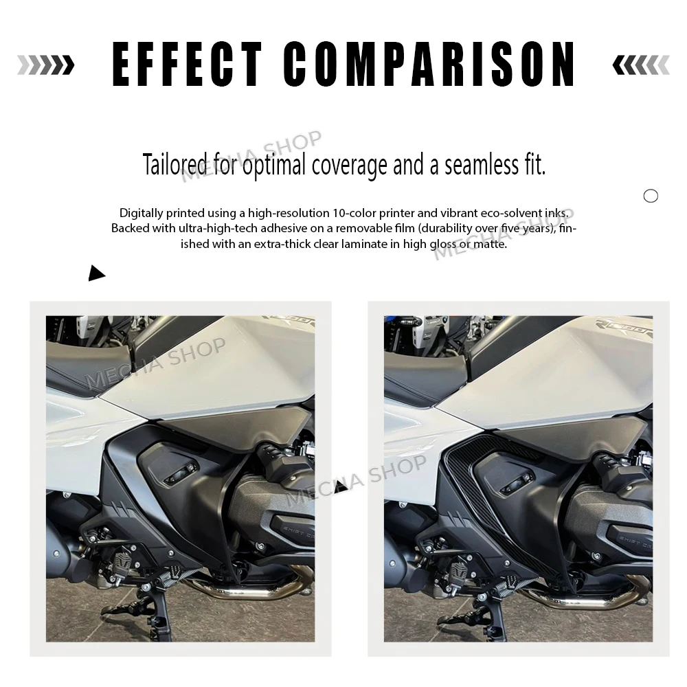 جديد R1300RT مجموعة حماية ل R 1300 RT 2025 2026 دراجة نارية الملحقات ثلاثية الأبعاد راتنجات الايبوكسي ملصق الإطار حماية ملصقات عدة