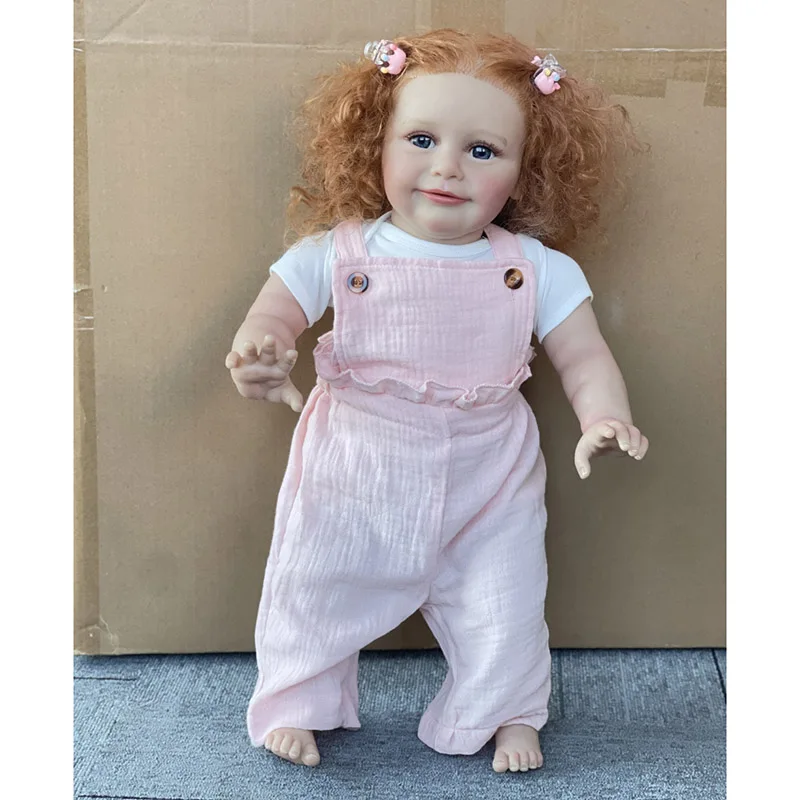 22INCH 55CM Zoe Reborn Toddler Baby Doll Handmade Real Looking Baby Dolls with Visible Veins muñeca Reborn juguetes para niños