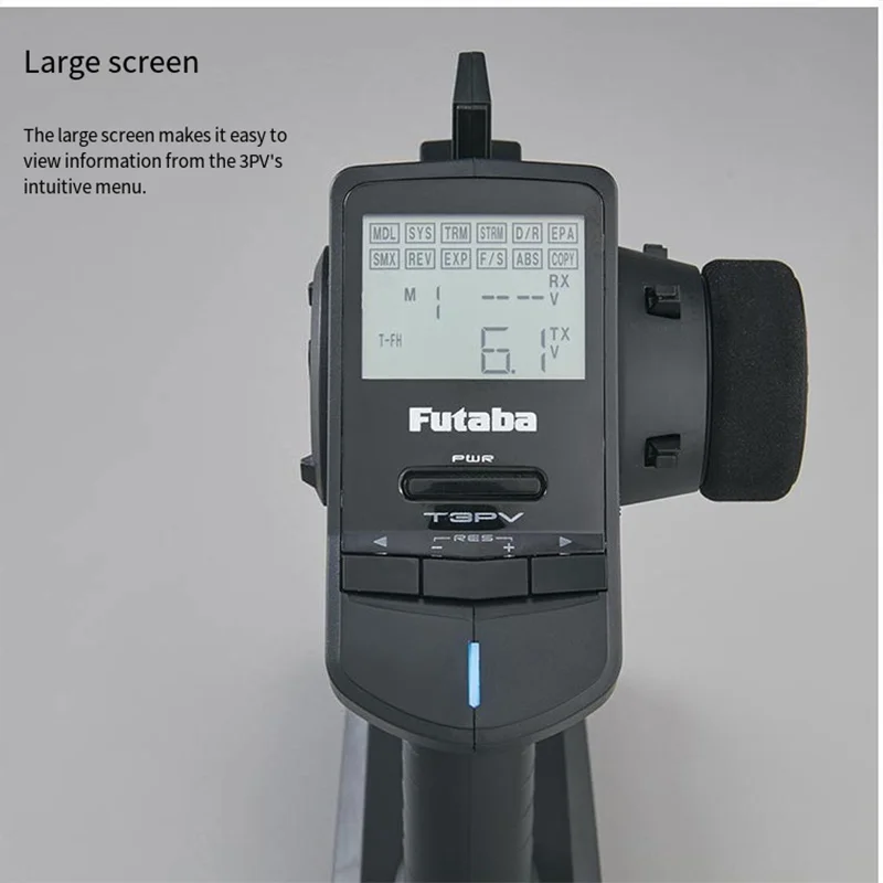 Model Futaba T3PV Zdalne sterowanie pistoletem z odbiornikiem R203GF Trójkanałowy model samolotu 2.4G