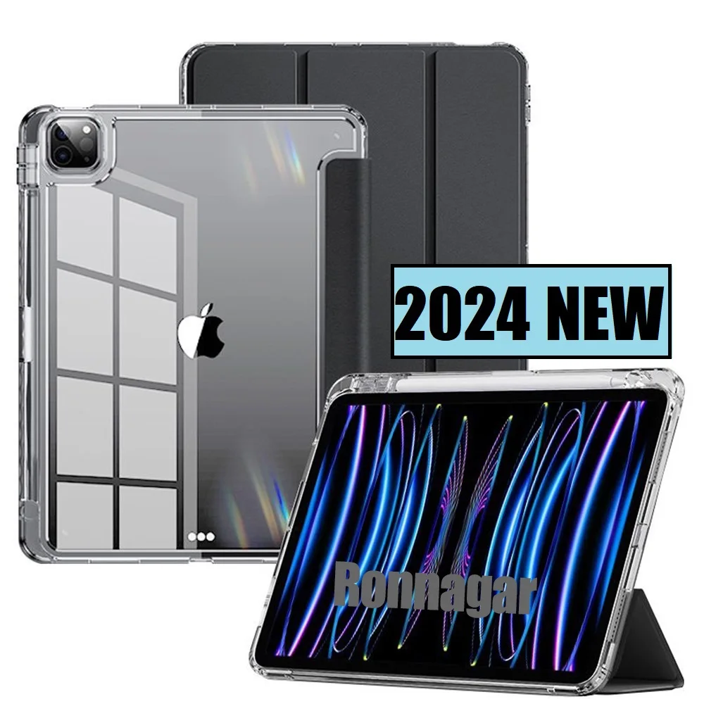 Custodia Smart Funda per iPad 9a 8a 7a 10a generazione Custodia per iPad Air11/13 2024 Pro11/13 M4 Custodia Air5 4 10.9''/10.5''/10.2''/9.7''/13''/12.9'