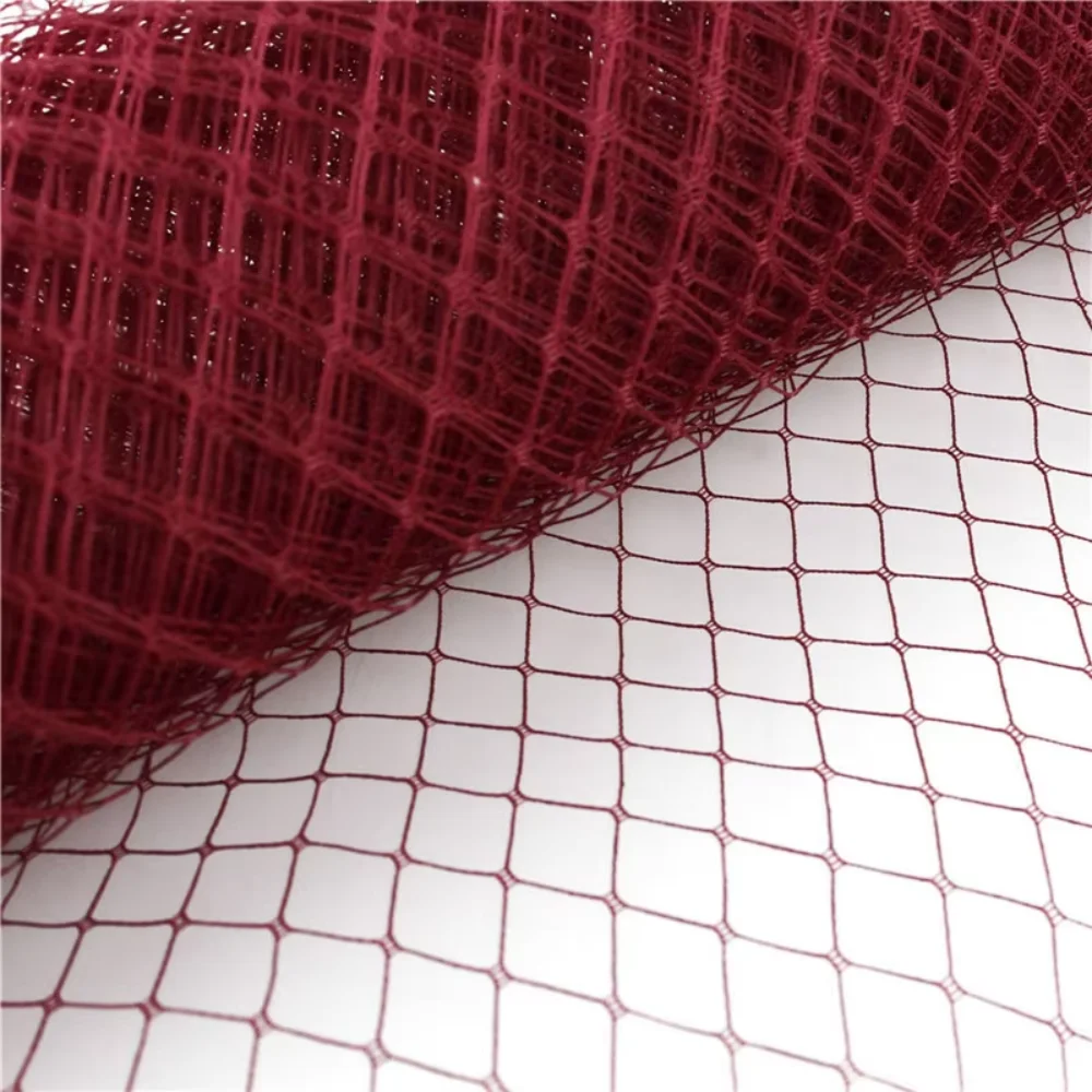 

Vintage Black 10"(25CM) Cover Face Birdcage Veiling Millinery Hat Veil DIY Hair Accessory Bridal Veils Child Handwork 1Meter/Lot