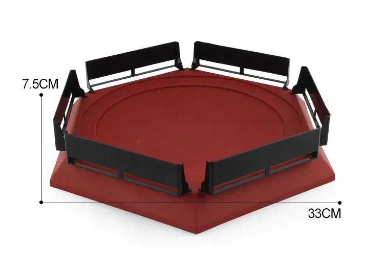 33 cm Gruby Metalowy Żyroskop Bojowy z Ochronną Ramą, Dysk Sportowy do Walk, Magnetyczna Podstawa Dysku, Zabawka do Walk dla Chłopców