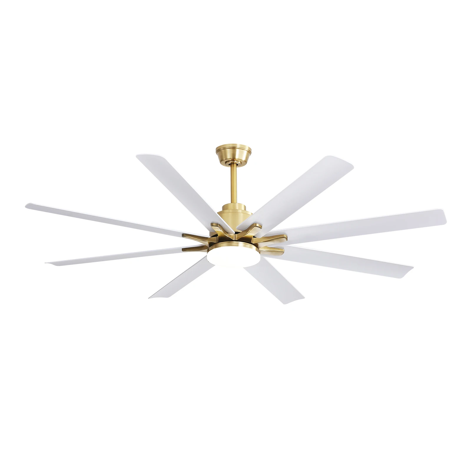 Sofucor Modern 66-inch Ceiling fan with LED DC  with remote control for Living room Bedroom