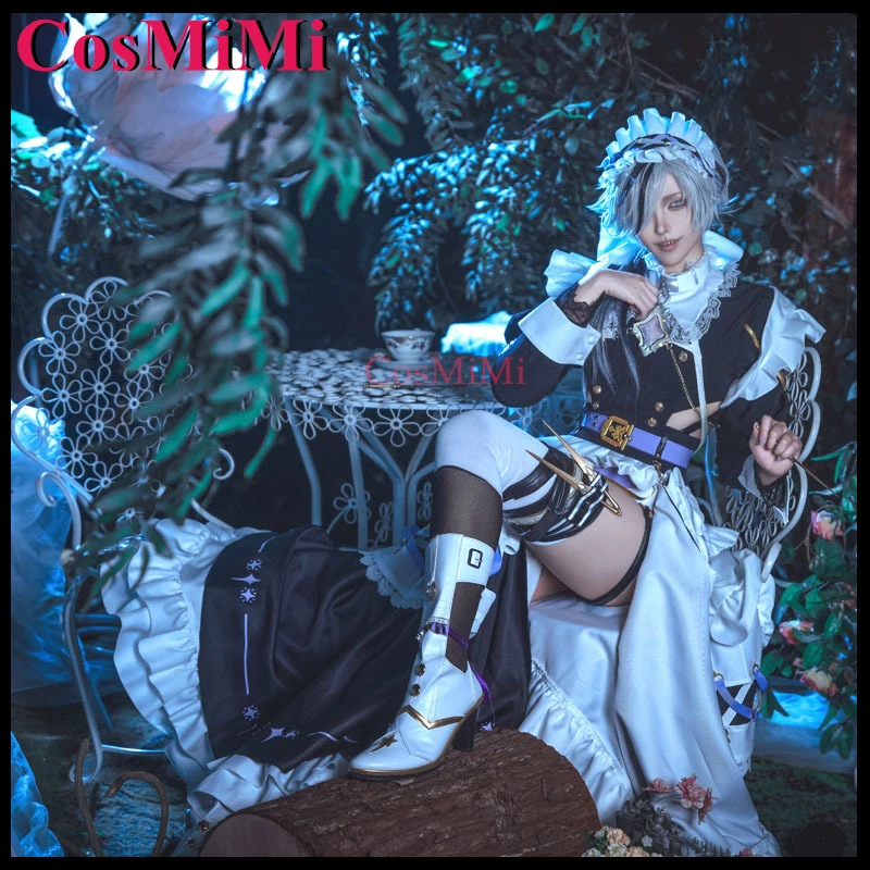 CosMiMi Blade Cosplay Game Nu: Carnival Costume Sweet Elegant Fighting Maid Uniforms Carnival Party Role Play Clothing S-XXL New