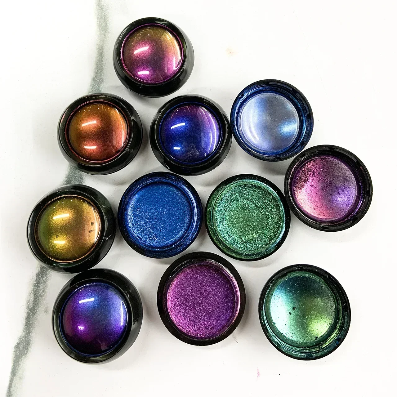 Chameleon Eyeshadow Metallic Shiny Glitter Eyeshadow Palette Glitter Powder Pigment Professional Eyes Makeup Party Cosmetic