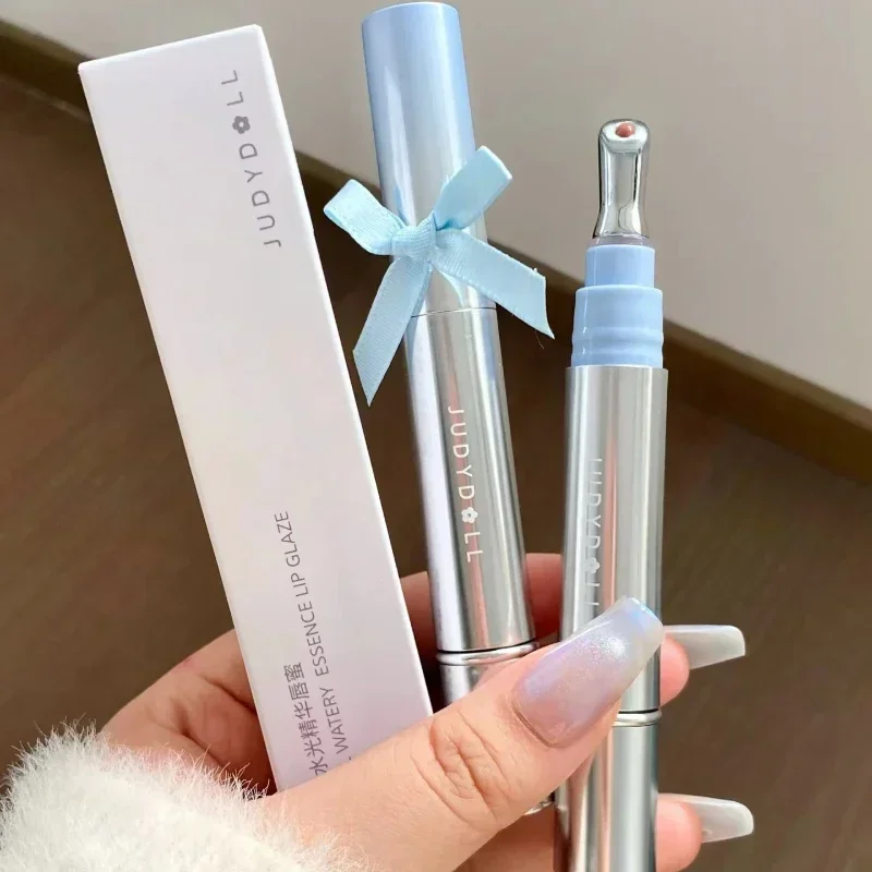 Judydoll Ice Diamond Essence الشفاه العسل مرآة Watershine الصقيل النفط أحمر الشفاه طويلة الأمد ترطيب لمعان سهلة لارتداء ماكياج