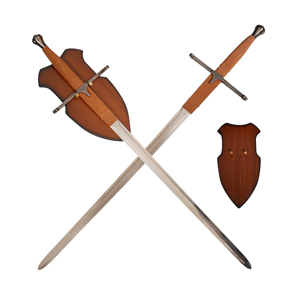 

51.6 Inch Medieval Scottish Claymore Highland Two Handed Broad Sword of William Wallace, for Cosplay,Collection