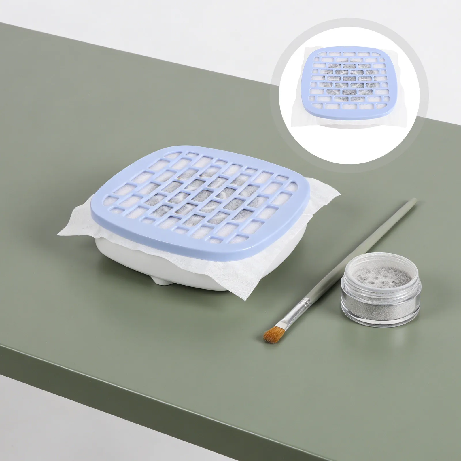 

Электрический пылесборник для маникюра синий, бесшумный, портативный, с вентилятором, фильтром для пыли, для салонов и домашнего использования