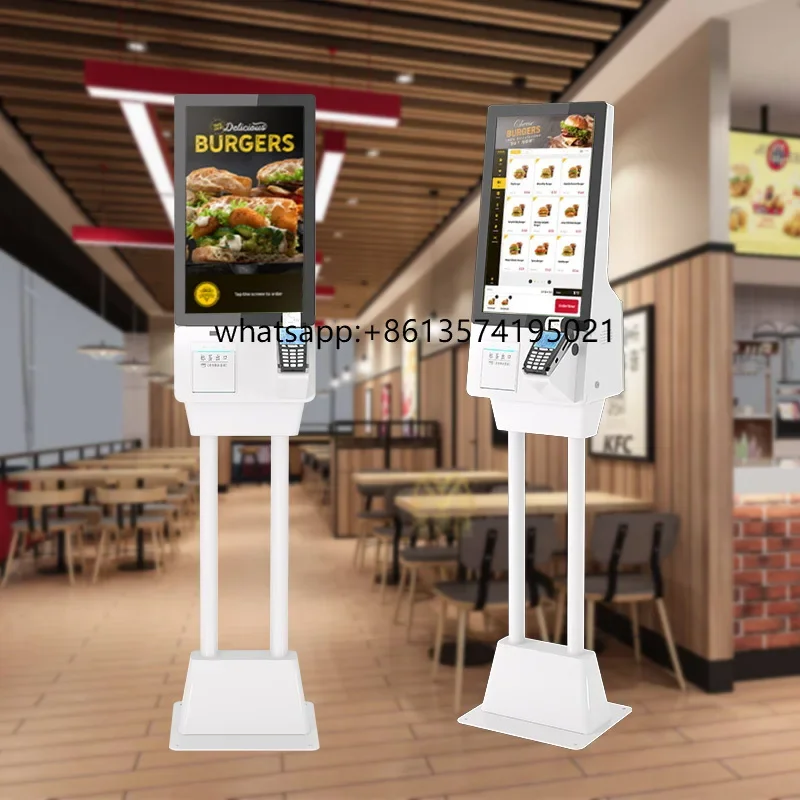 

TFast Food Ordering Self Service Payment Kiosk Machine Self Ordering Kiosk Automatic Kiosk Self Service Restaurant