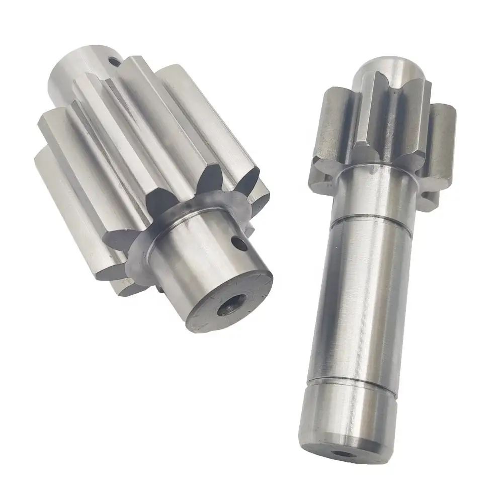 

Custom CNC Machined Straight Teeth Gear Wheel Shaft for Car Transmission System