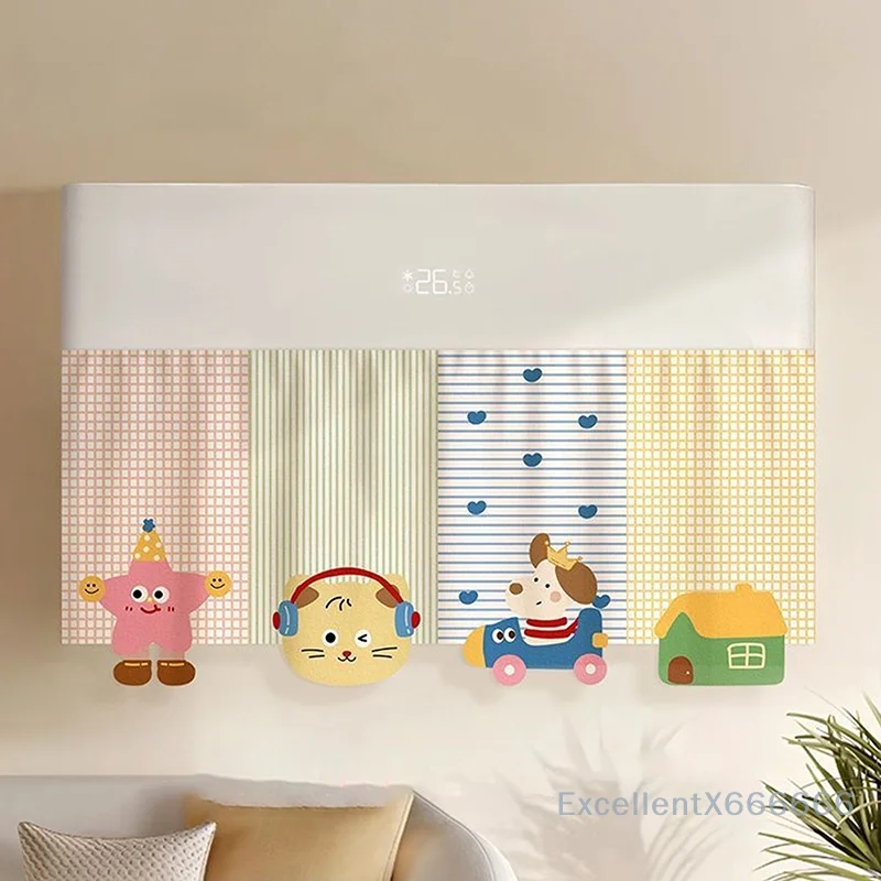 

Air Conditioner Windshield Curtain Cute Cartoon Special-shaped New Hanging Machine Universal Anti-direct Blowing Wind Curtain