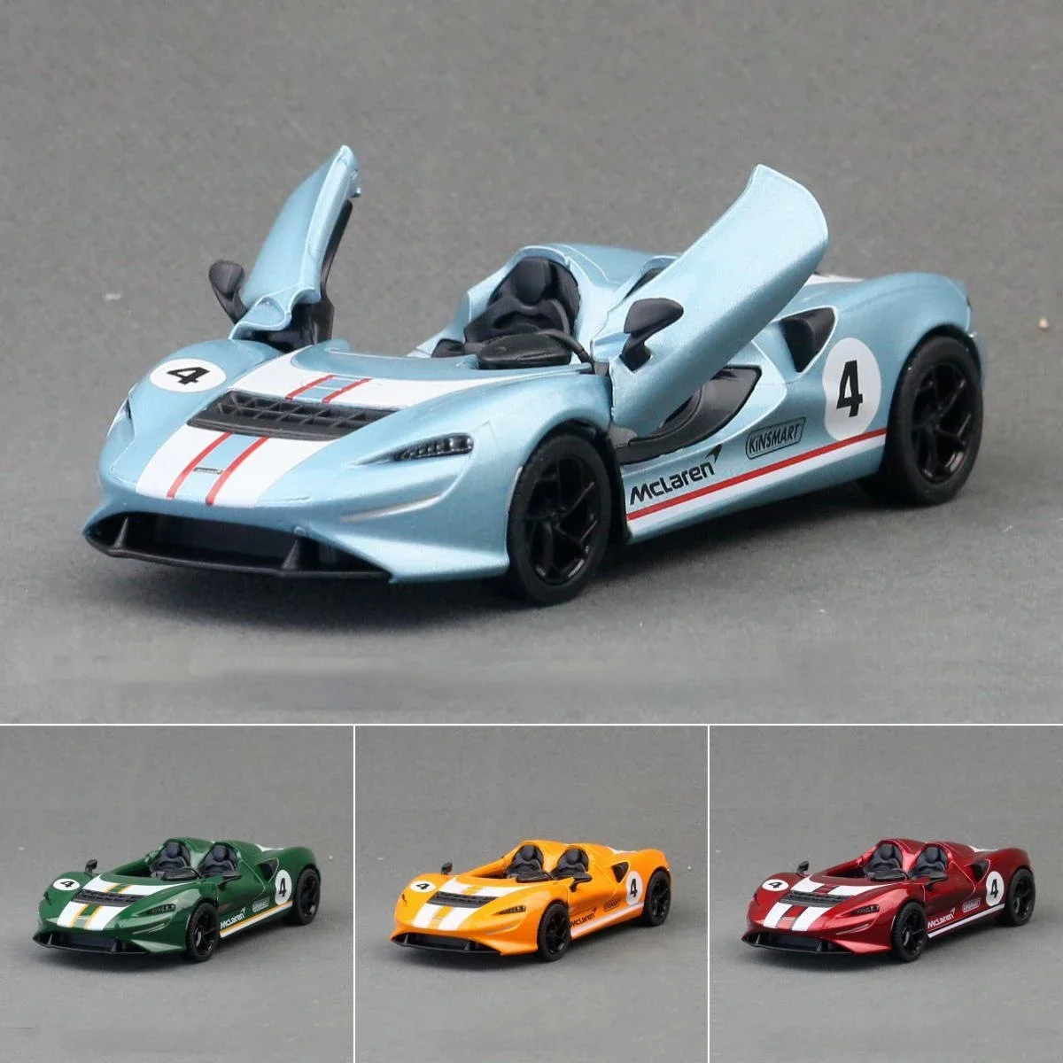 

1:36 Elva Alloy Street Sports Car Model Diecasts Metal Track Racing Super Vehicles Car Model Simulation Collection Kids Toy Gift