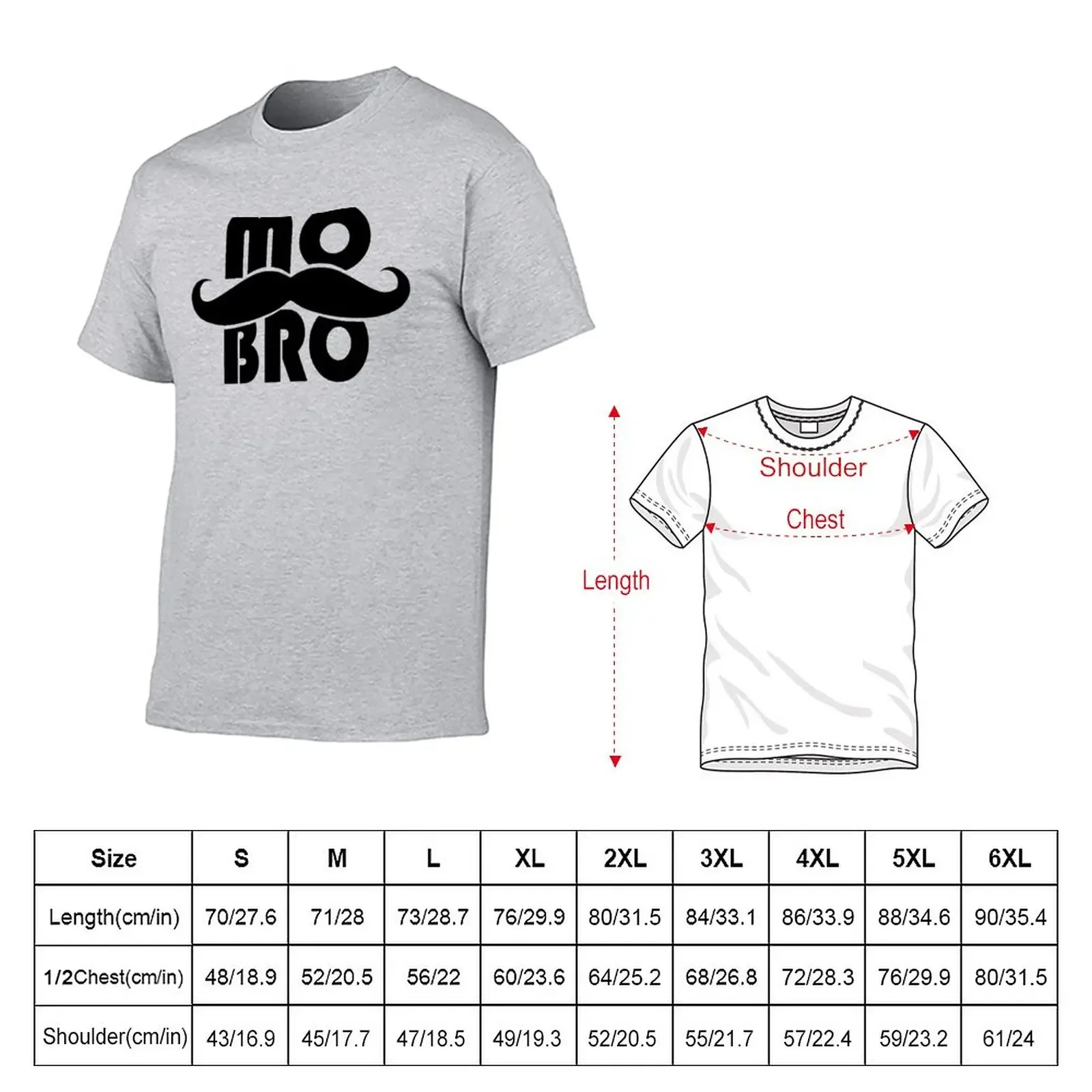 MO BRO for Mustached Gentlemen ~ MOVEMBER T-Shirt custom shirt rapper graphic tees fitted t shirts for men