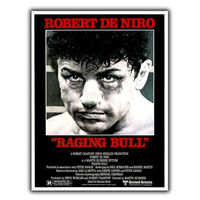 RAGING BULL SIGN METAL WALL PLAQUE Film Movie Cinema Advert poster print
