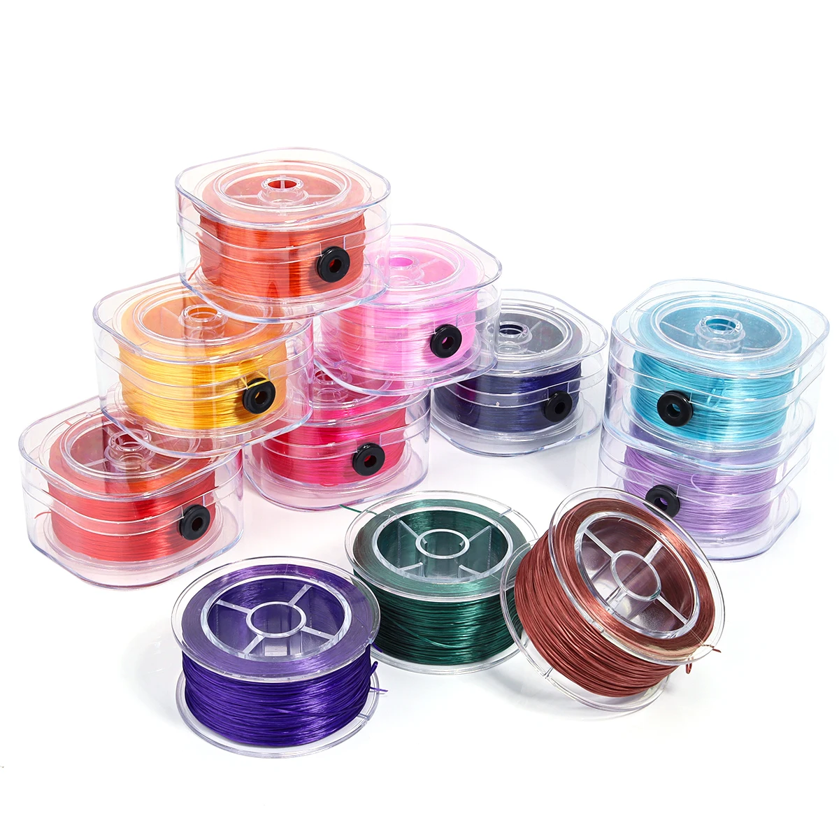 90M/Roll Strong Elastic Beading Cords 0.8mm Colorful Stretch Thread String For DIY Bracelet Necklace Jewelry Making Cords Line view 6