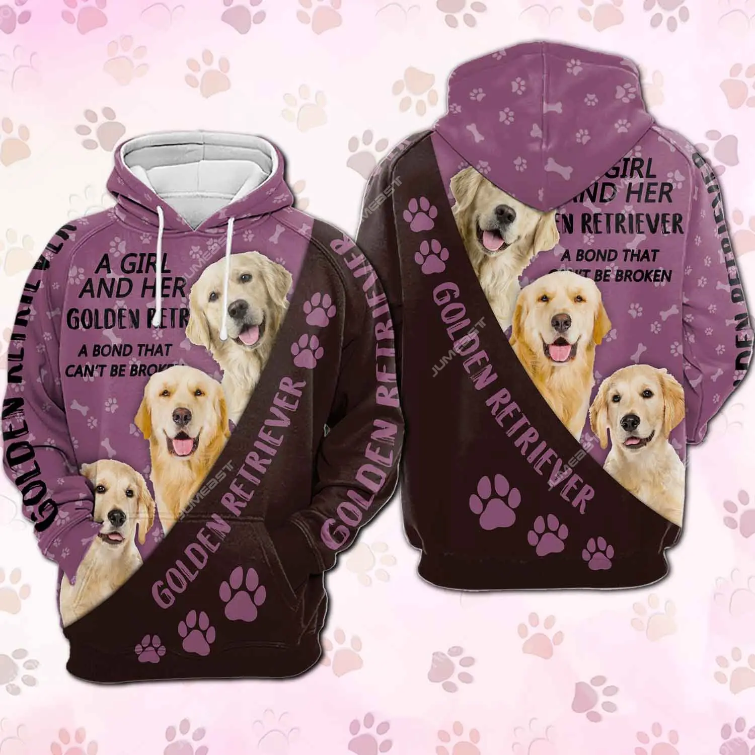Jumeast 3D Print Husky Hoodies For Women Cutecore Dog Men Kangaroo Pocket Hoody German Shepherd Sweatshirts Vintage 90s Clothes