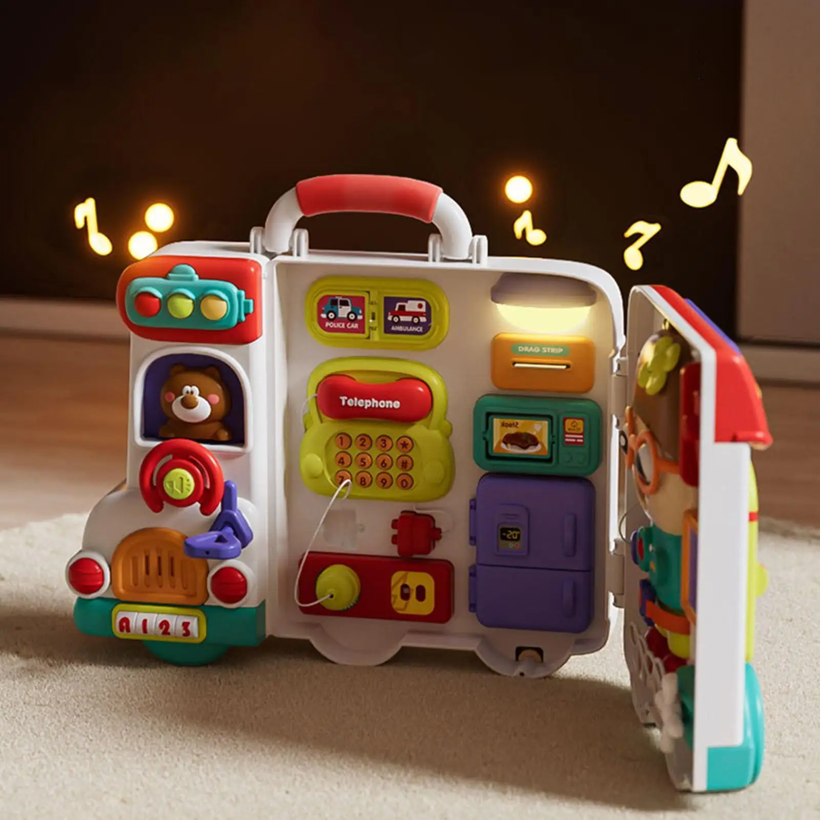 

Toddlers Busy Board 54 Ways Sensory Board for Children Boys Girls Present