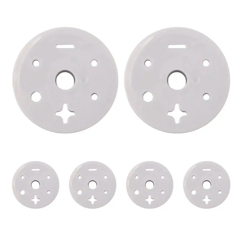 A77I 6 Pcs Cemetery Grave Vase Inserts Plastic Cemetery Flowers Holder Bracket With 7 Hole Cylindrical Reusable Cemetery