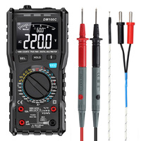 TRMS Large Au-to Digital Multimeter Auto Range Fast Accurately Measures Multimetro 1000V 10A AC DC Ohm Hz NCV Live Voltage Meter