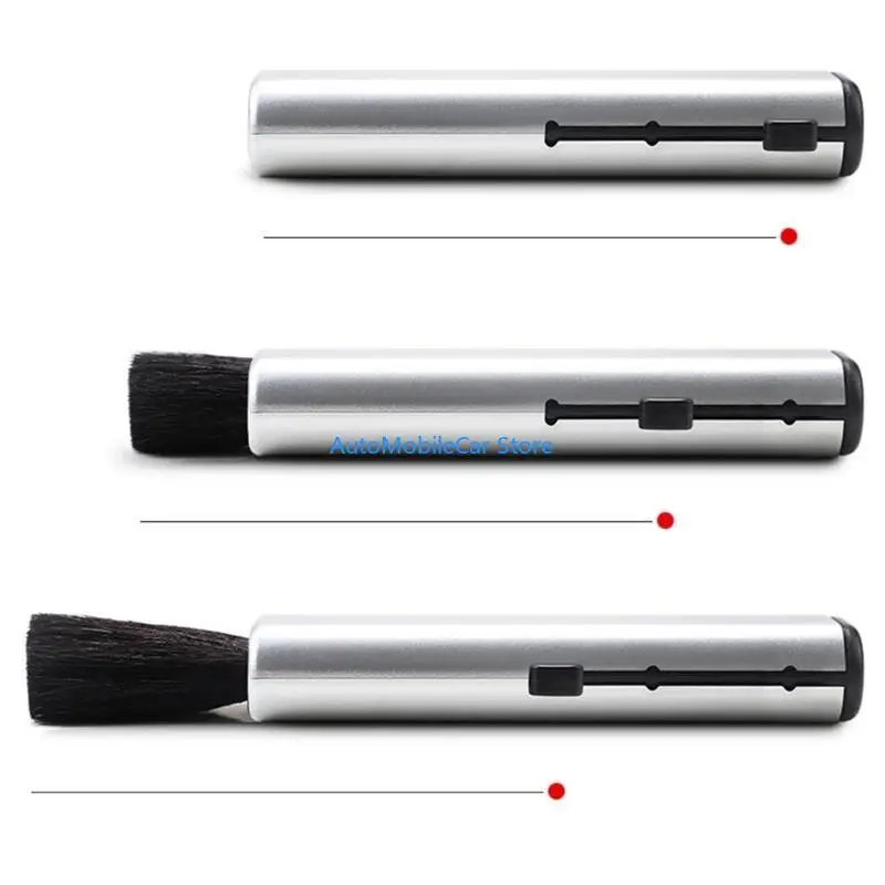 G8TE Car Retractable Cleaning Brush Air Conditioner Computer Cleaning Brush Telescopic Keyboard Cleaning Brush