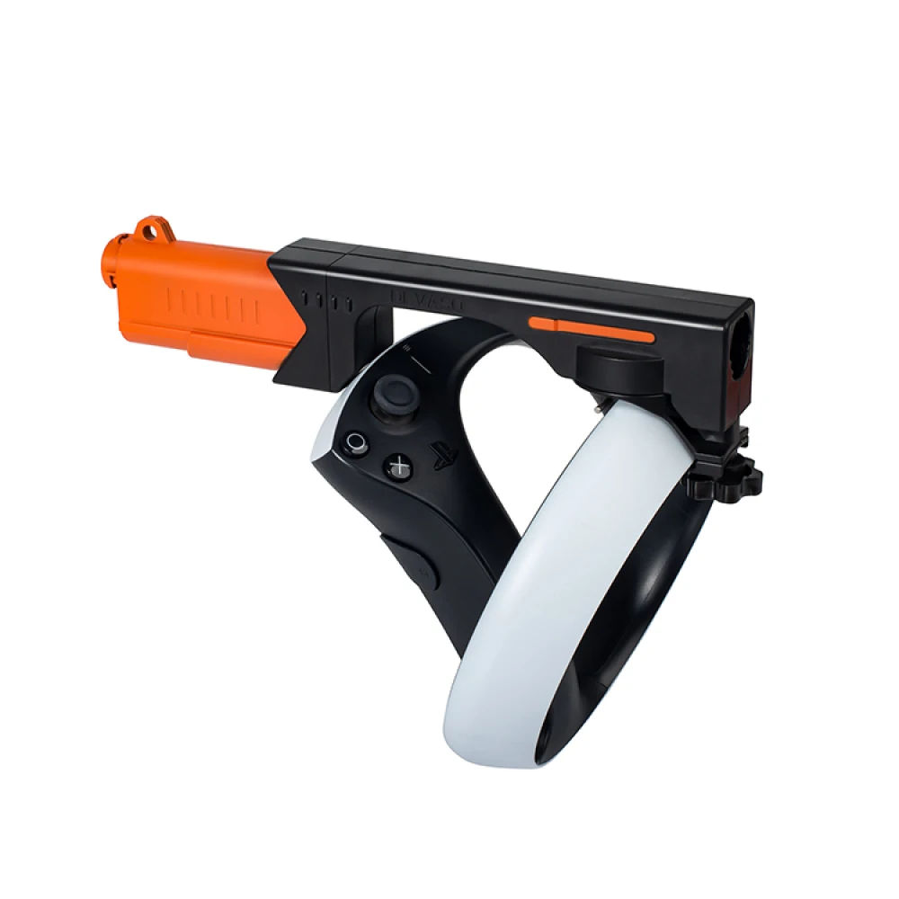 마그네틱 VR 핸들 건 모양 거치대 키트, ABS 권총 VR 그립 어댑터 건 주식, PS VR2 슈팅 게임 VR 액세서리