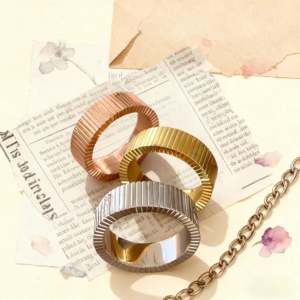 

Premium Jewelry Designer Luxury Solid Thread Ring Letter Fancy Diamond Valentine's Day