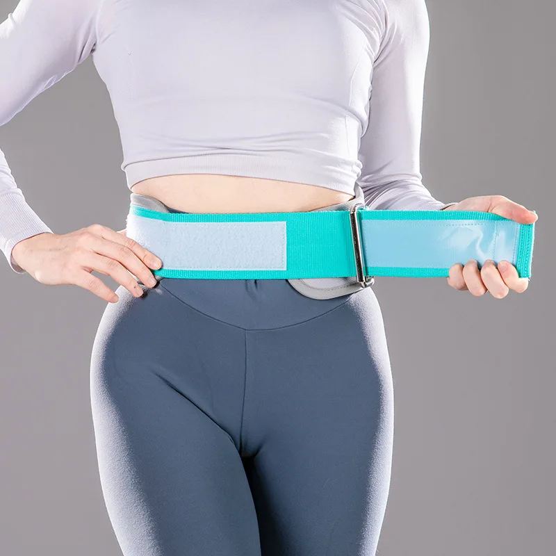 Women Sports Waist Support Weightlifting Fitness Belt Brace Gym Fitness Waist Belt Lumbar Weightlift Bodybuilding Back Belt