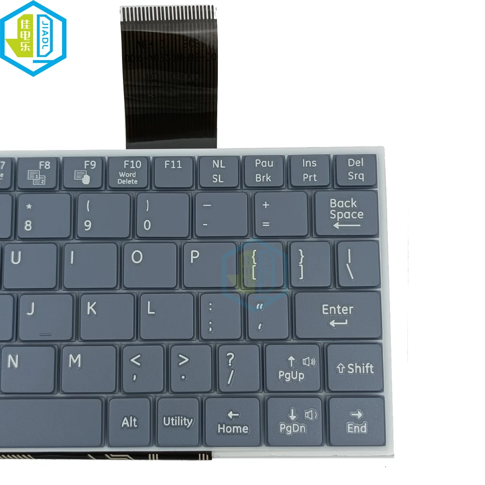 Imagem -04 - Teclados do Sistema de Ultra-som Teclados Cinza Teclado Médico para Logiq f6 f3 Logiq v5 ge Healthcare b Inglês e Eua D0k-v6227h