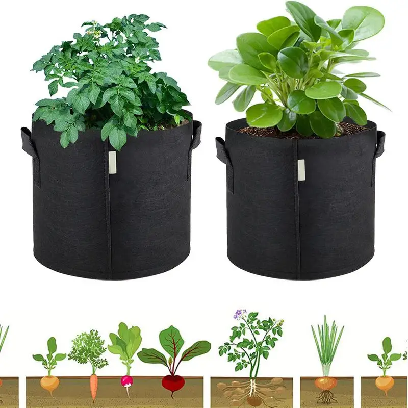 

Plant Grow Bags Thickened Potato Grow Bag Garden Vegetable Gallons Outdoor Fruits Growing Bags Indoor Flowers Planting Gallon