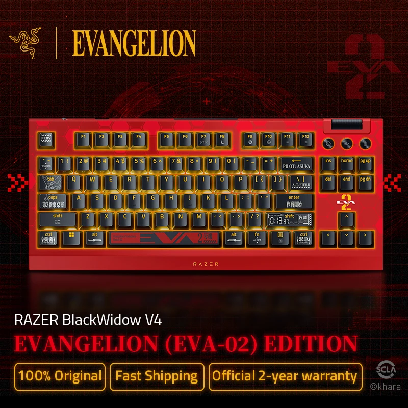 Teclado Mecânico Gamer Razer BlackWidow V4 Tenkeyless Edição EVA com Efeitos de Iluminação
