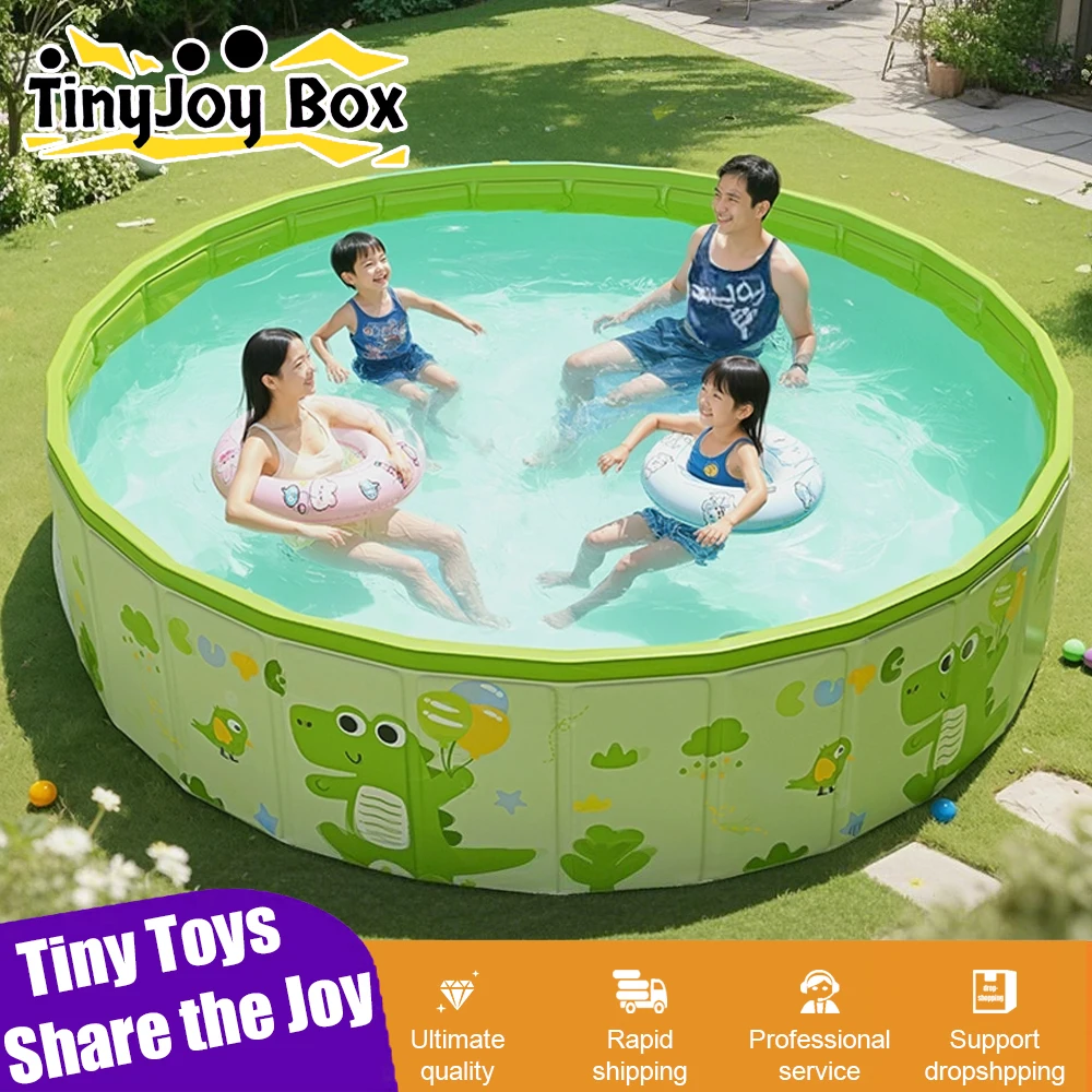 

Non-Inflatable Swimming Pool Children's Indoor Outdoor Circular Pools Foldable Toddler Bathtub Large Swimming Pools for Family