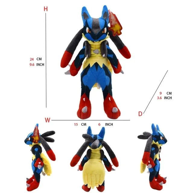 Pokémon Großes Plüschtier, Erd-Schildkröte, Huangyan-Wolf, Soloya, Feurdrache, Spielzeugpuppe, Plüschtier Chi – Detail 20