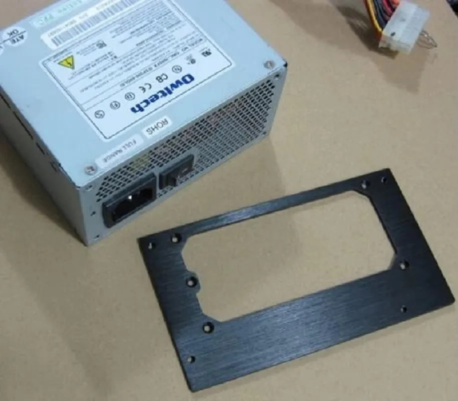 ATX to SFX Power Adapter Board Conversion Computer Chassis Accessory 3mm Thick Aluminum Plate for Enhanced Cooling
