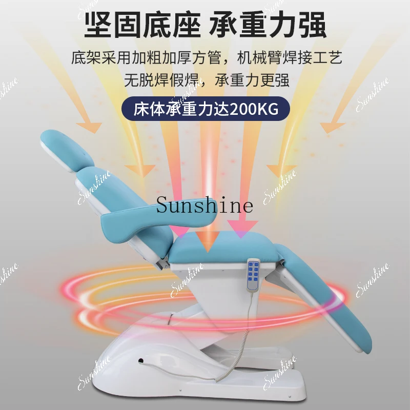 Electric beauty tattoo bed Lifting beauty salon special dental folding medical bed FT