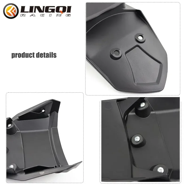 DARK FLAG 500 Front Rear Fender Mudguard Mud Guard Plastic Fairing Kit Wheel Cover For BENDA Protection Motorcycle Accessories