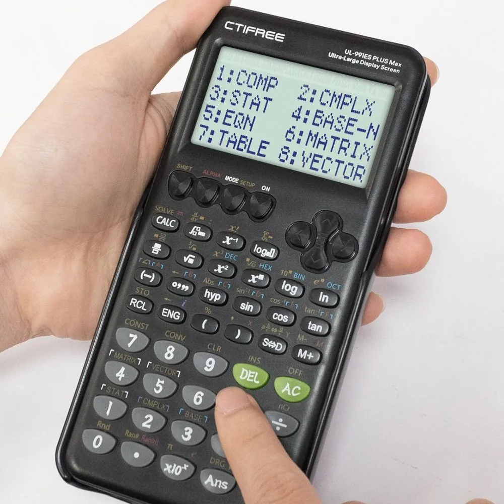 

Научный калькулятор 991ESPLUS2nd: 417 функций для студентов и экзаменов