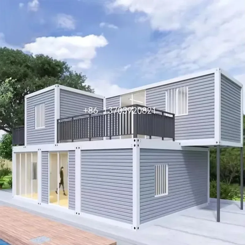 China Prefab Low Cost Prefabricated Flat Pack Frame Fast Install 20 Ft 40 Ft Foldable Container Houses Homes