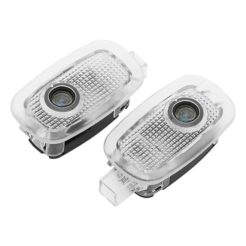 

hg89 Pack Of 2 Car 3D Projector Door Welcome Lights For S Class W221 Models Waterproof Easy Installation Plug And Play Design
