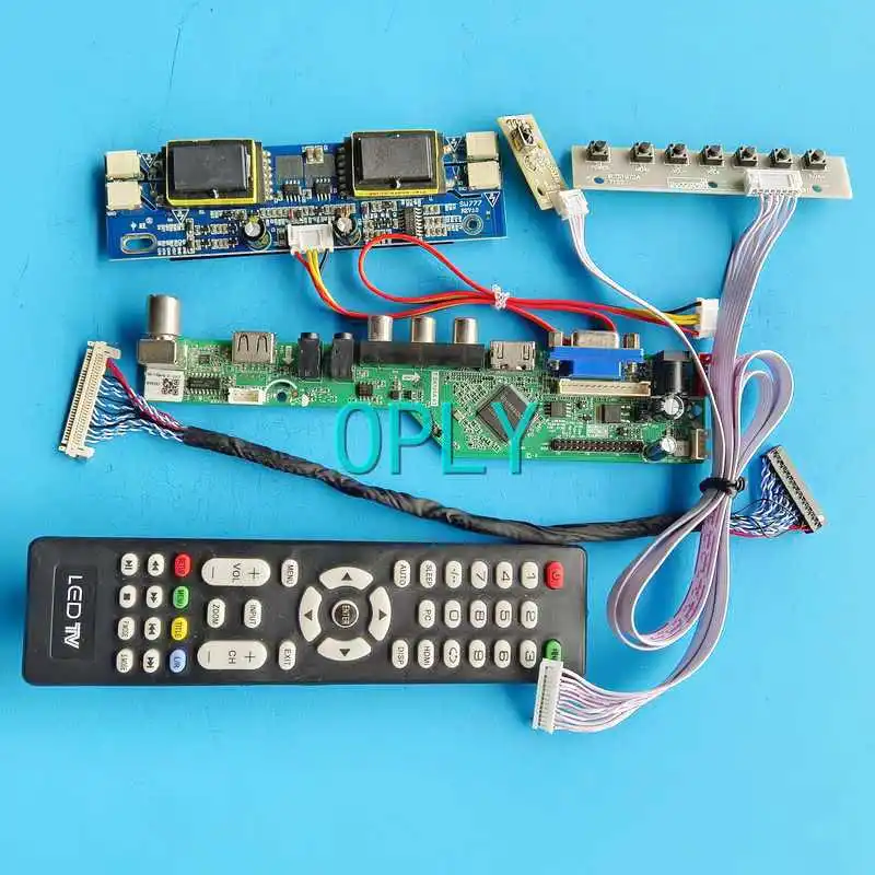 

Панель контроллера для ноутбука, совместимая с VGA HDMI, AV USB, 4CCFL 27 "LVDS 30 Pin 1920*1080