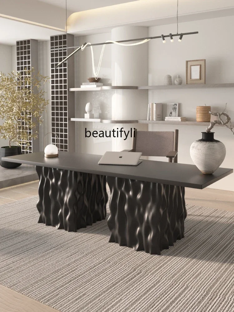 

Light luxury modern large desk Nordic design conference table Personalized creative designer desk