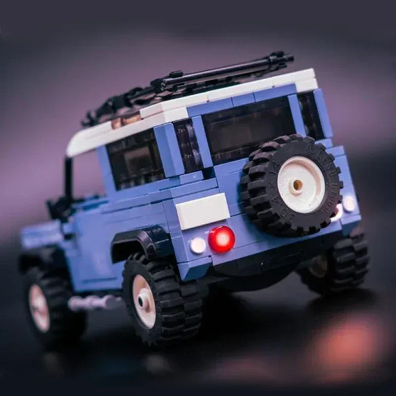 Stadt Auto Modell Moc Bausteine Klassische Geländewagen Defender 90 Technologie Blöcke Geschenke Weihnachten Spielzeug DIY Sets Montage