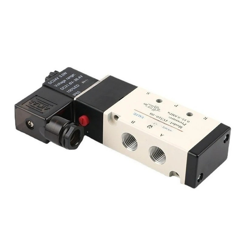 For 4V210-08 solenoid valve air valve 220V two-position five-way directional valve 24V coil