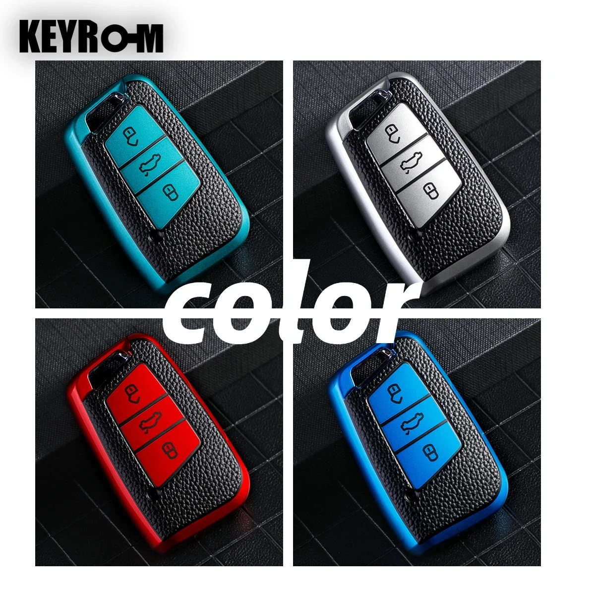 TPU Car Key Case Full Cover for Volkswagen Skoda Kodiaq Superb A7 For VW Volkswagen Passat B8 Magotan Protect Shell Keychain