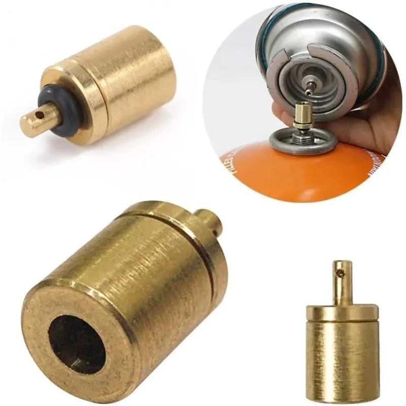 3Pcs Gas Refill Adapter Tips Inflation Valve Nozzle Connector for Thermacell Cartridge Refilling Butane Cylinder  Tank Canister - view 2