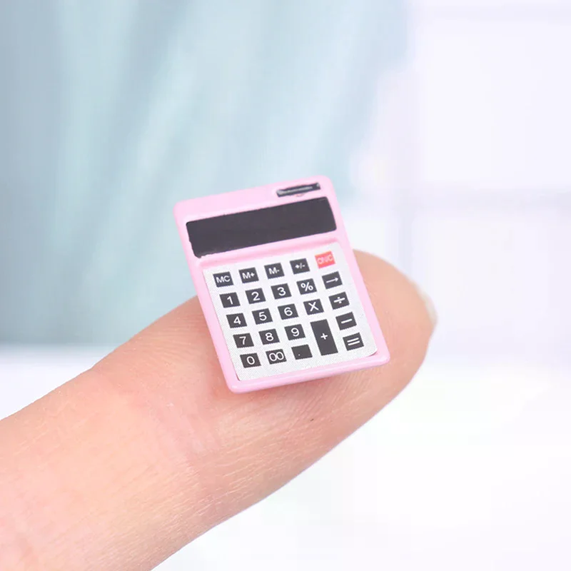 Dollhouse Simulation Mini Stationery Pocket Micro Stapler/calculator Model Learning Educational Toys For Doll House Decor Gift