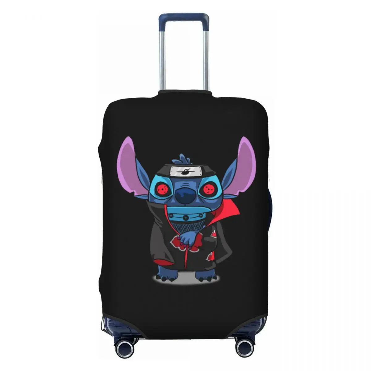 

Custom S-Stitch Sasuke Anime Suitcase Cover Washable Luggage Protective Covers for 18-32 inch
