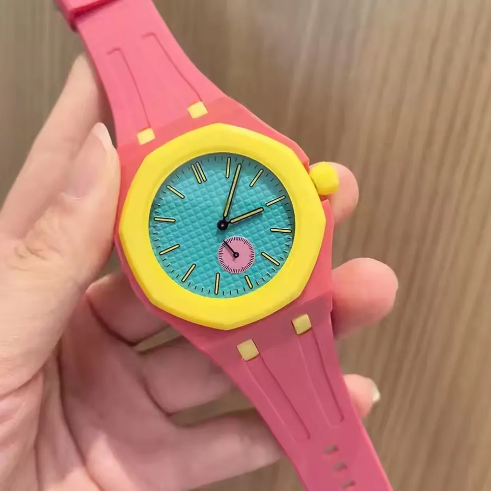 2 in 1 Hard PC Protective Case＋Silicone Strap for Swatch X AP RoyalPop Pocket Watch Modification Replace Band Conversion Parts view 3