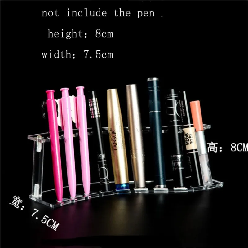 Acrylic 5/6/9/10/12/15/18/24/30/36/48/50/144 holes Pen holder Eyebrow Eyeliner Pencil  Display Multi-Functional Exhibition Stand